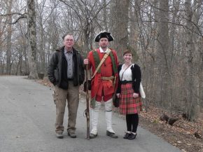 Talk at Fort Loudoun with my good buddy Charlie, and a Red Coat