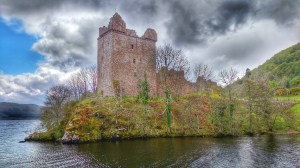Castle Urqhart from the vessel Nessie Hunter